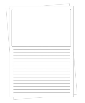18 Free Printable Lined Paper Sheets | Just Family Fun