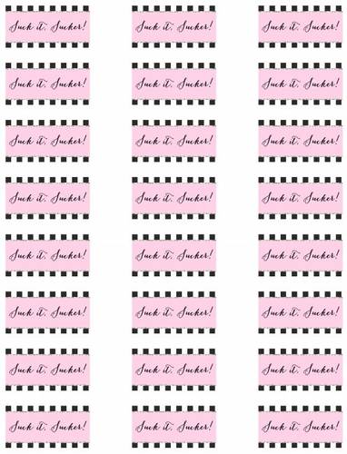 Divorce Party Lip Balm Labels Printable Template | OnlineLabels®
