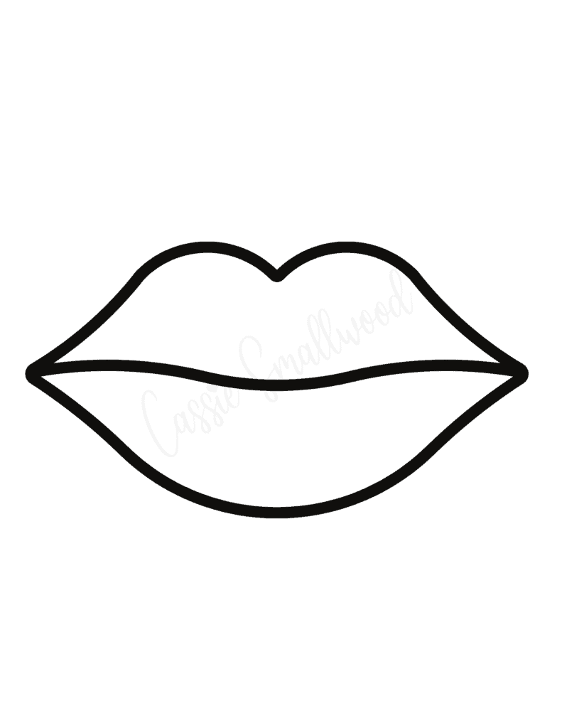 15 Pretty Lips Templates - Cassie Smallwood