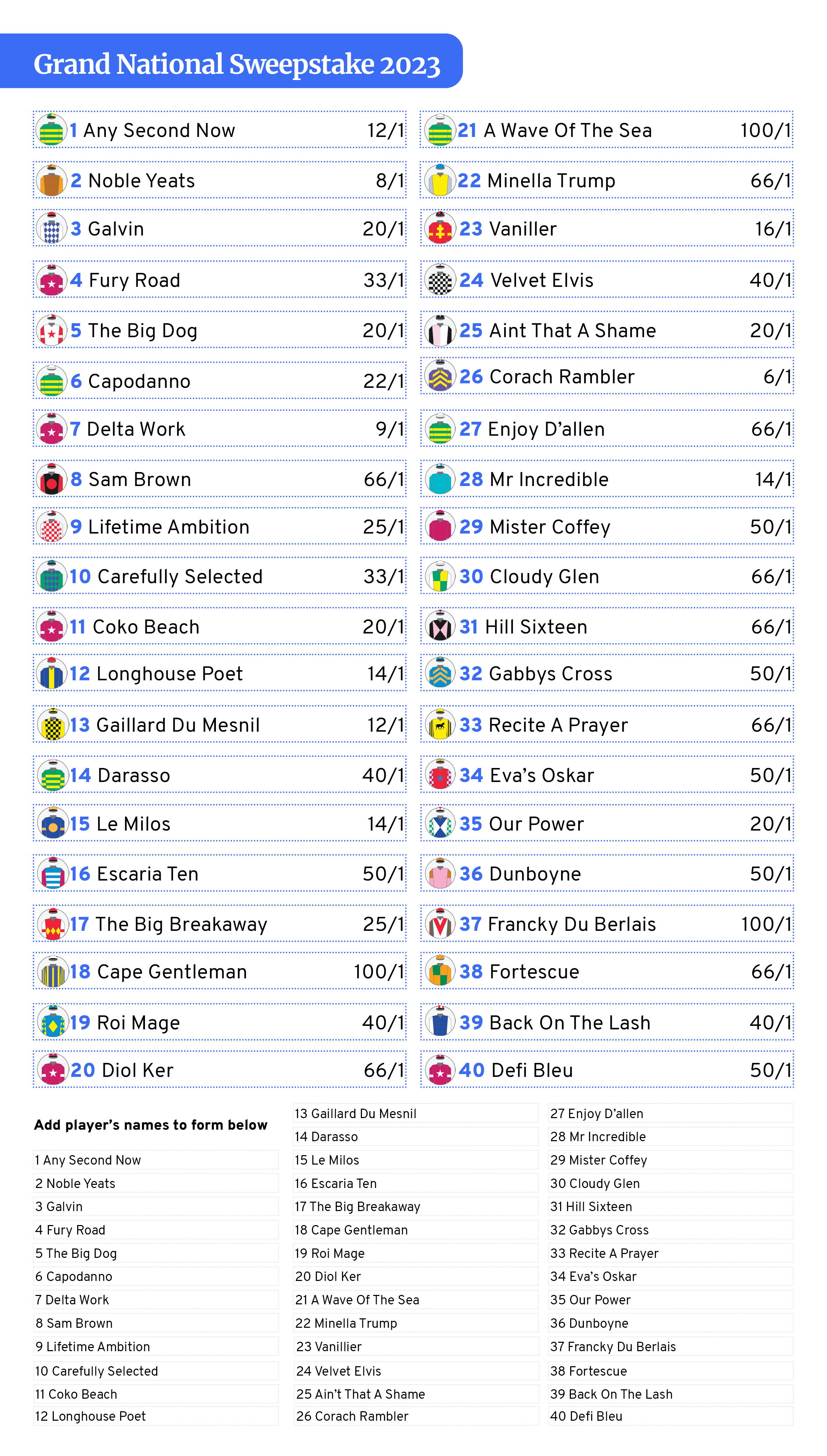 printable list grand national runners