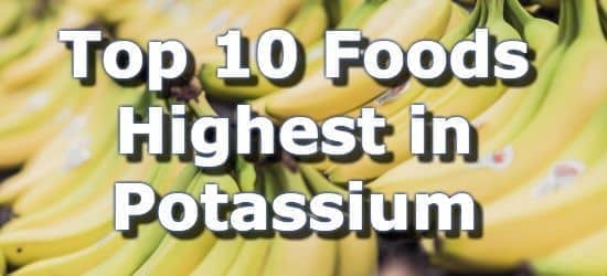 printable list high potassium foods