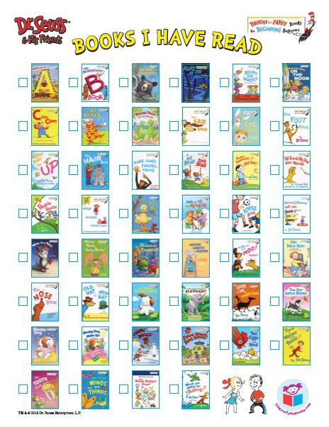 printable list of dr seuss books