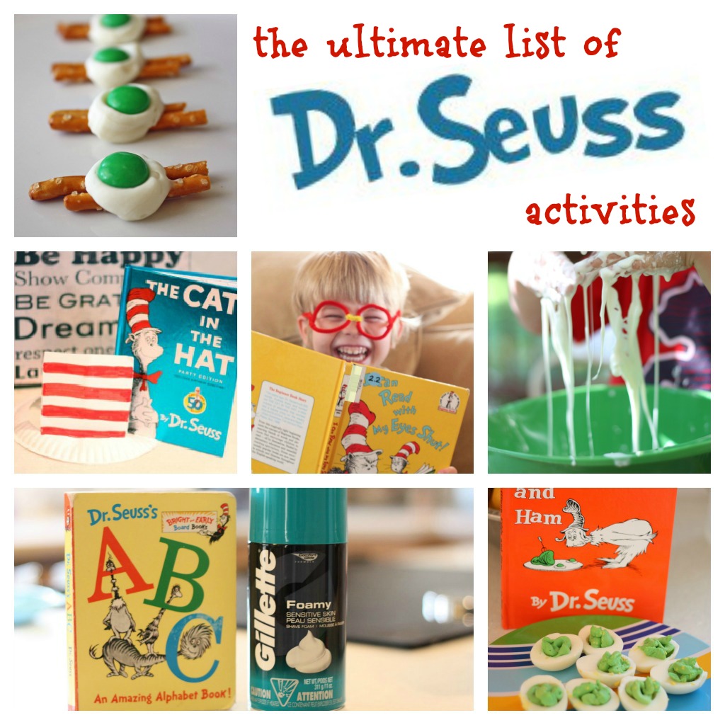 The Ultimate List of Dr. Seuss Activities for Kids - I Can Teach ...