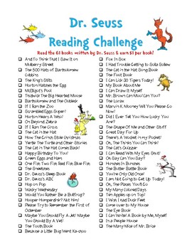 printable list of dr seuss books