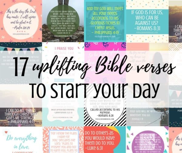printable list of encouraging bible verses