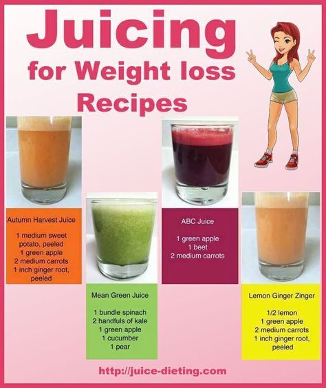 printable list of juicing recipes