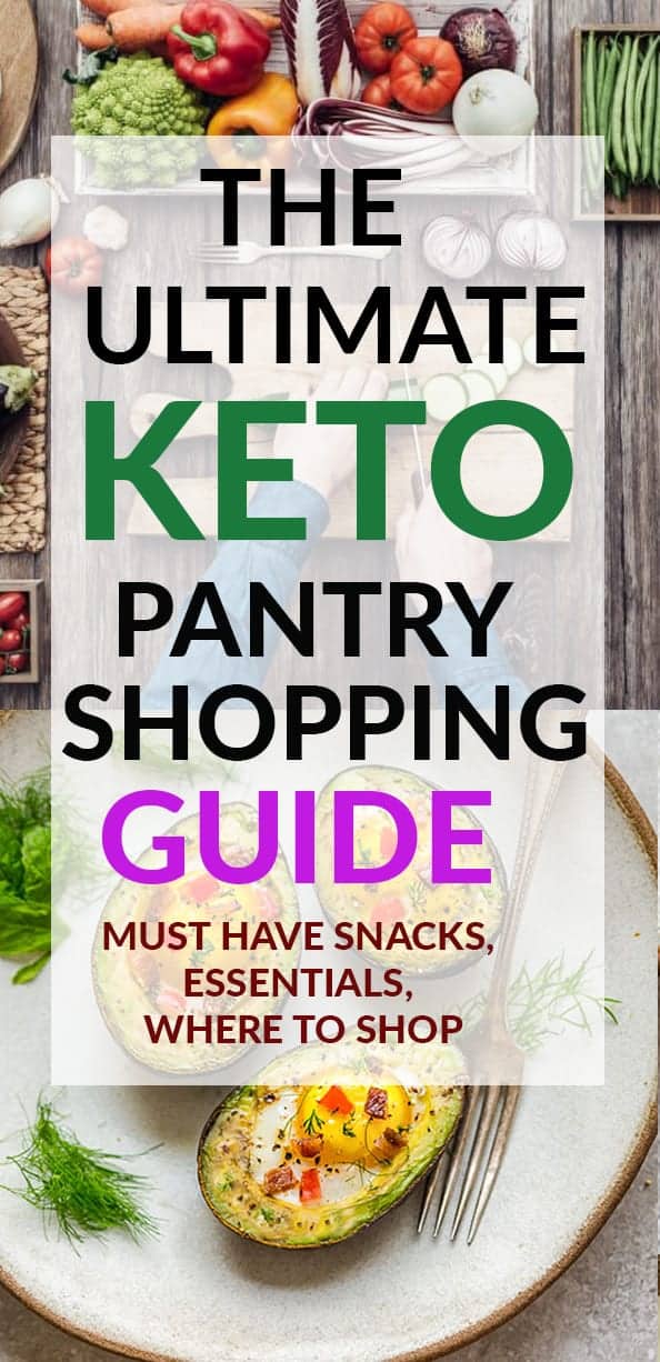 Keto Pantry Shopping Guide - Essentials, Supplements &  Snacks ...