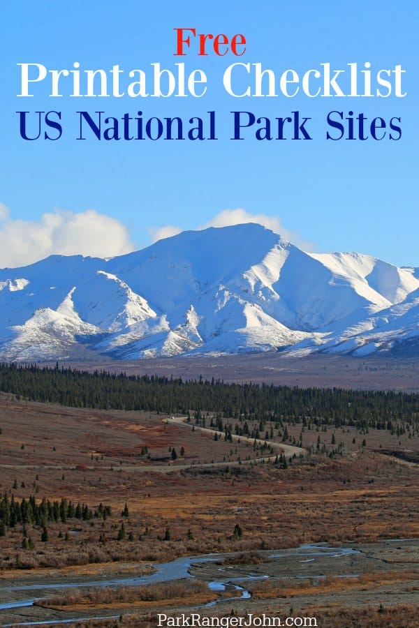 U.S. National Parks Checklist  