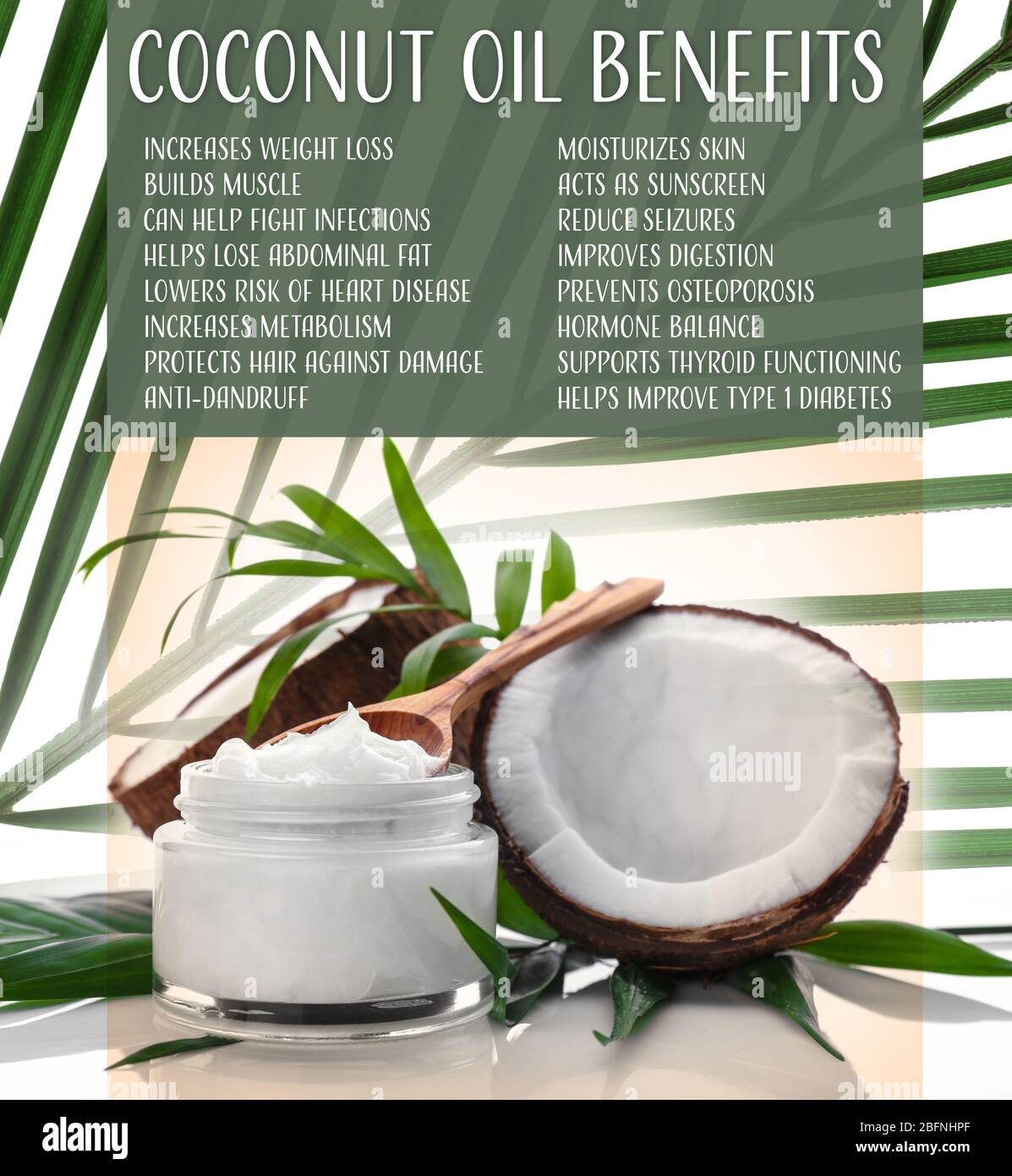 printable list of uses for coconut oil