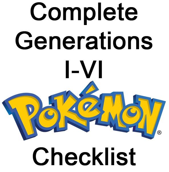 Pokemon Checklist - 10 Free PDF Printables | Printablee