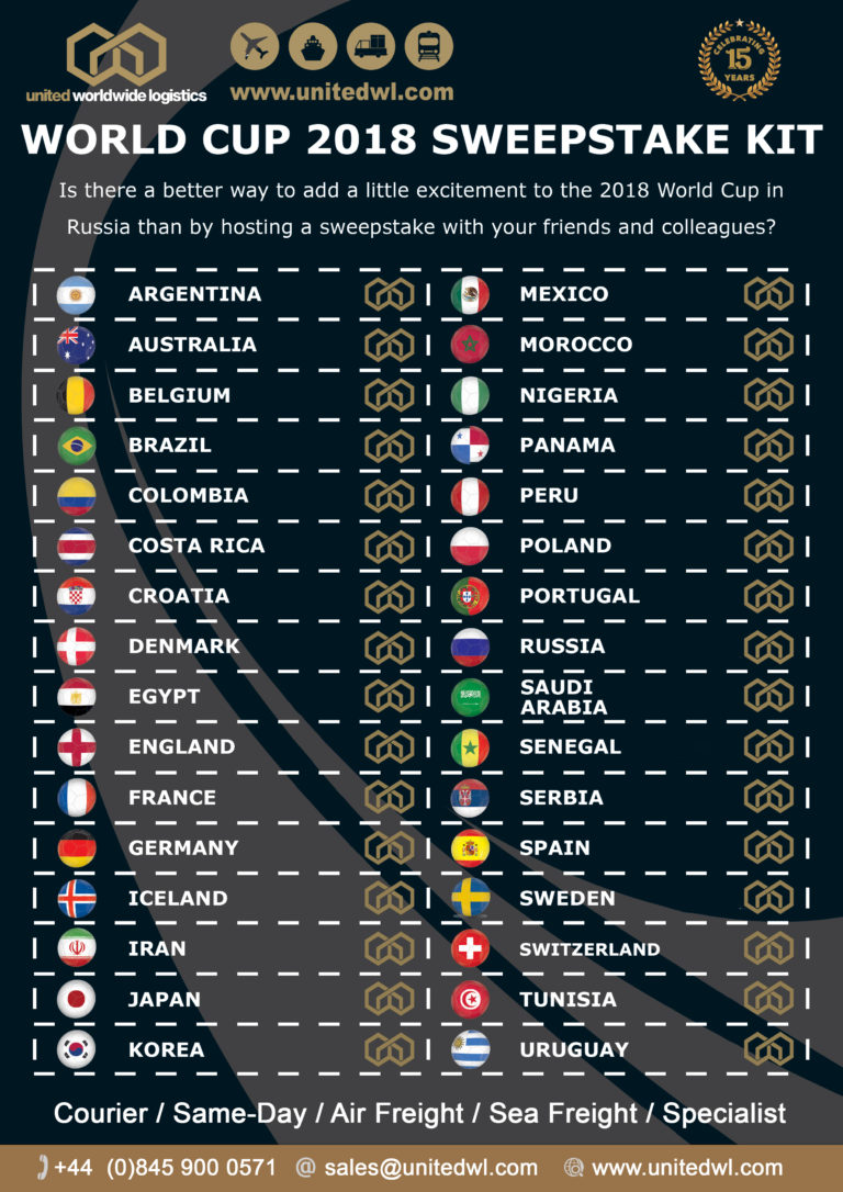 printable list world cup teams