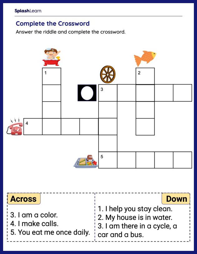 printable literature crossword puzzles