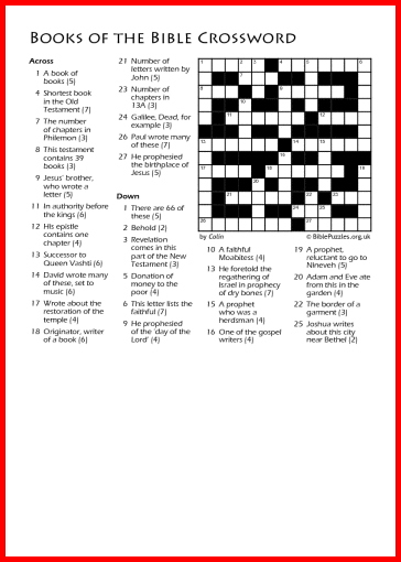 printable literature crossword puzzles