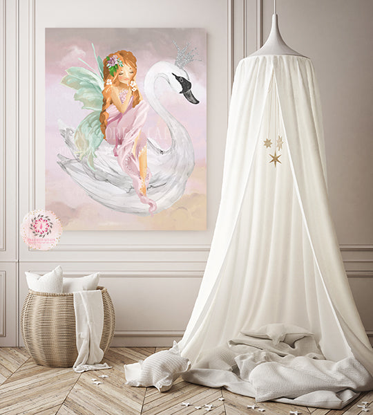 printable little girl wall art