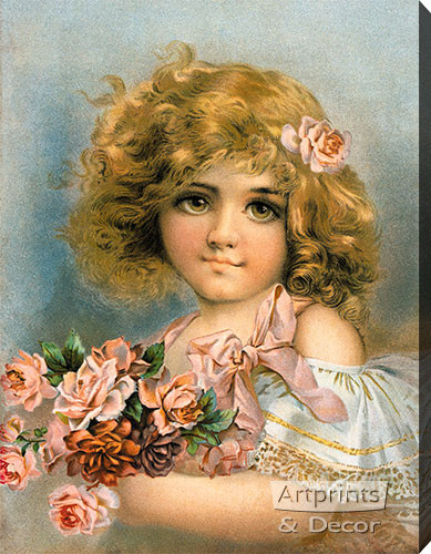 printable little girl wall art