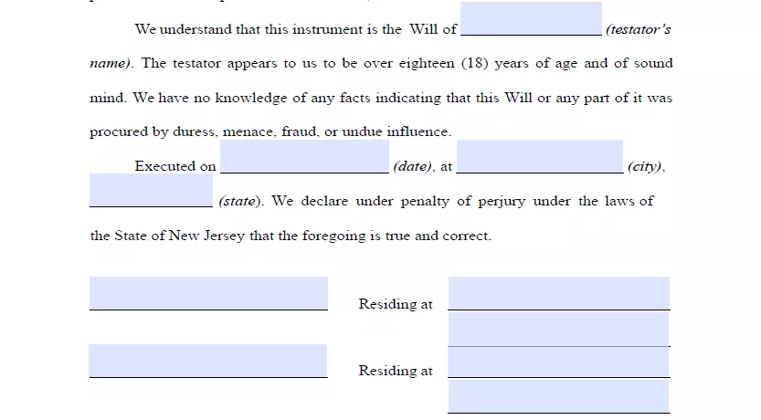Free Living Will Template with Sample | PDF &  Word | LawDistrict