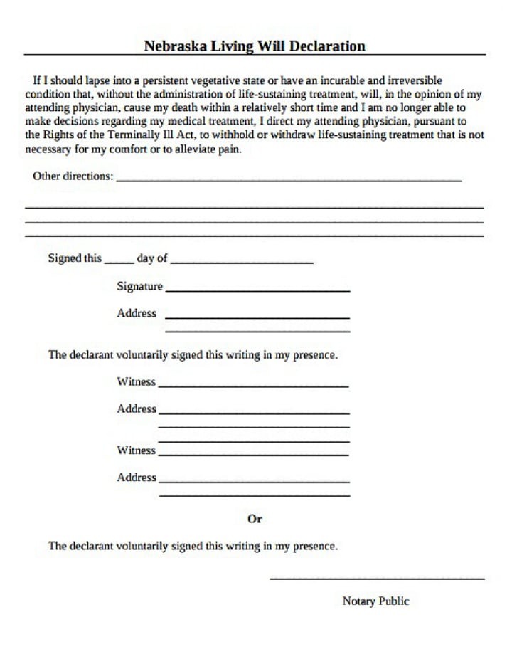 9+ Living Will Templates - PDF, DOC