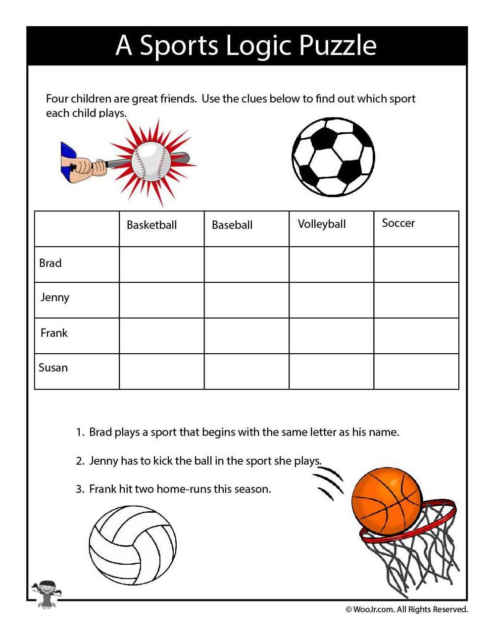 printable logic games
