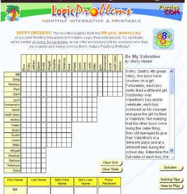 printable logic puzzles for gifted students