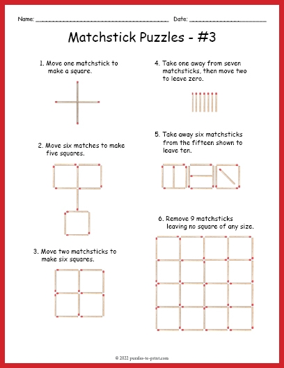printable logic puzzles for students