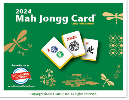 2024 Mah Jongg Card(large print edition) - Mah Jongg Network
