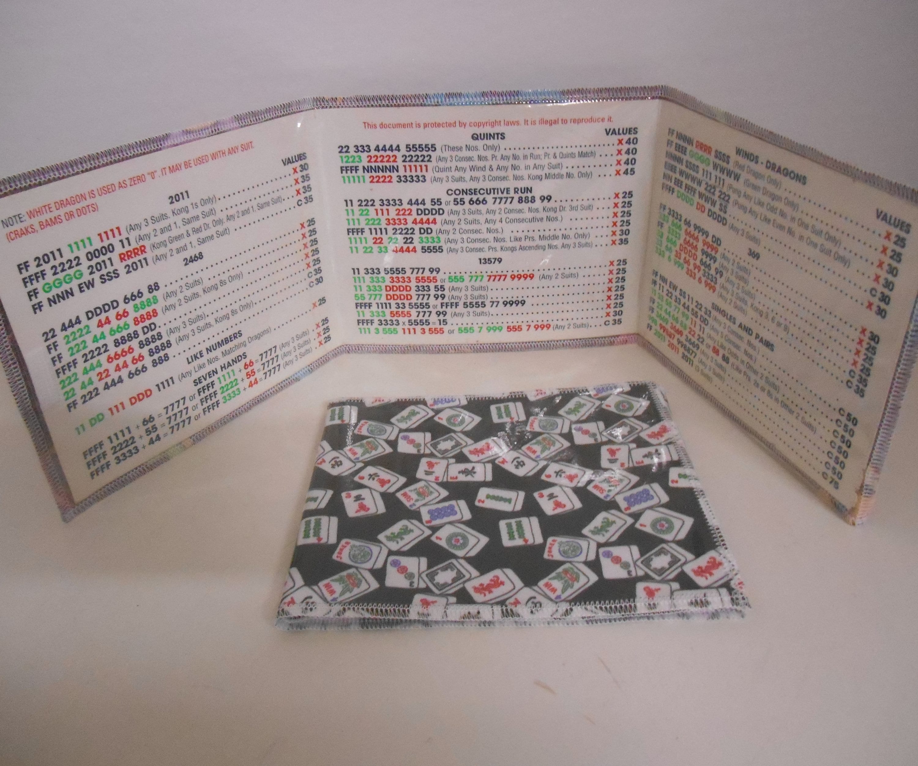 Your Choice of 1 Handcraftedmah Jongg Themed LARGE Card NOT ...