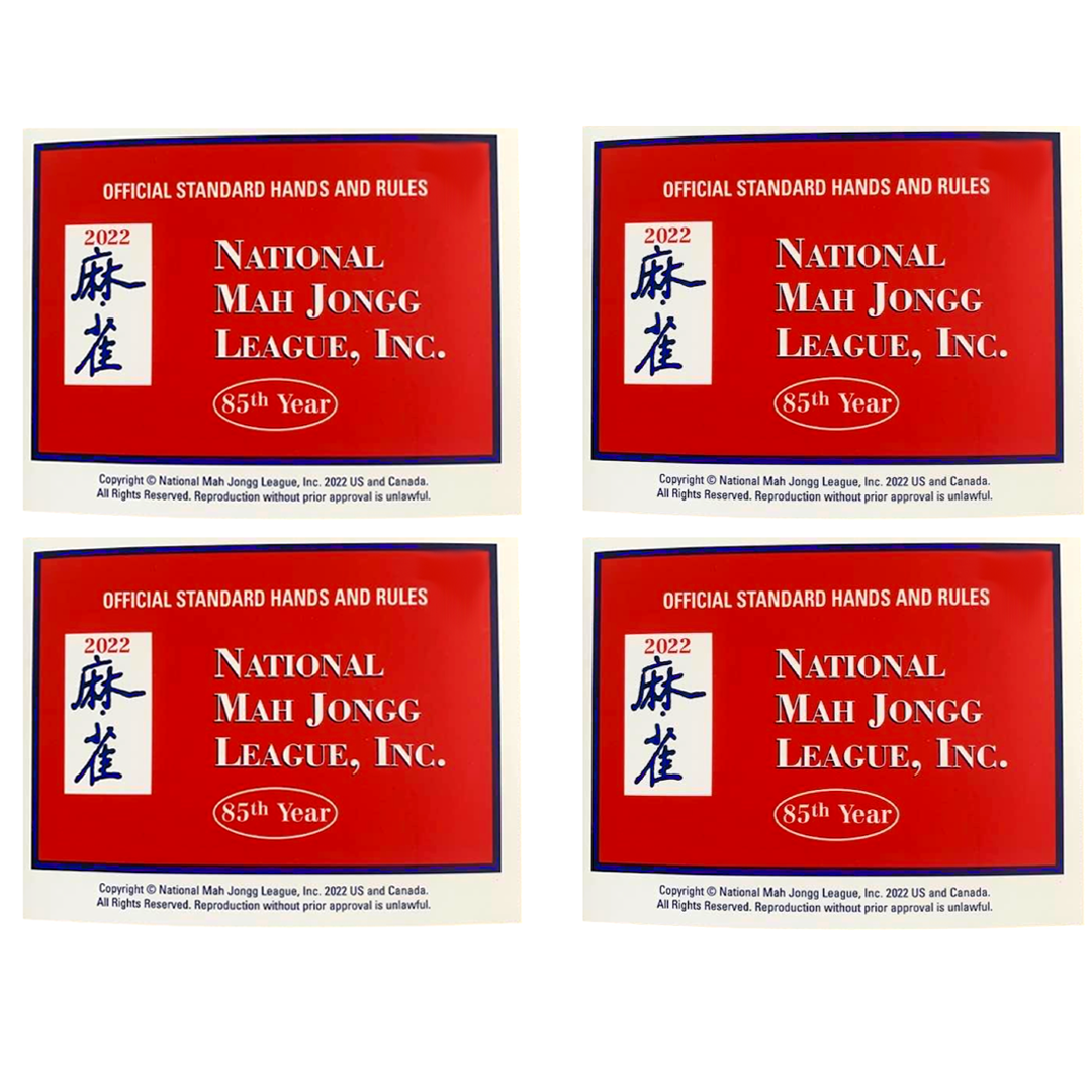 National Mah Jongg League 2022 Card (4 Pack) Where the Winds Blow