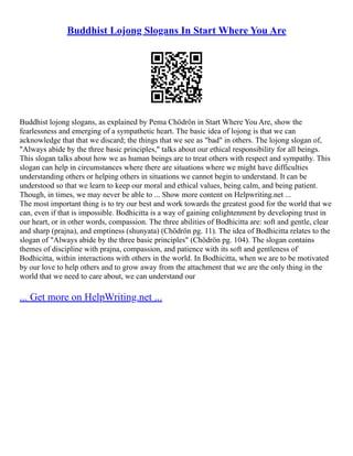 The Bodhisattva | PDF