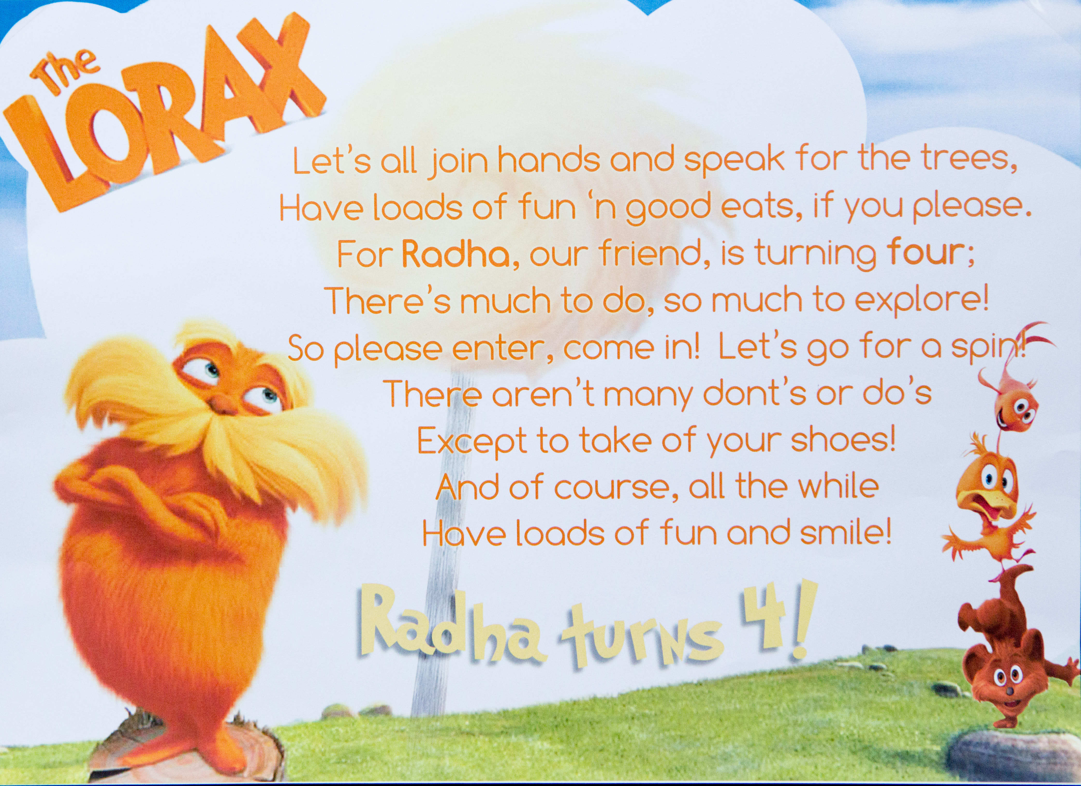 Lorax party details! TONS of free downloads =] | Haath Se [By Hand]