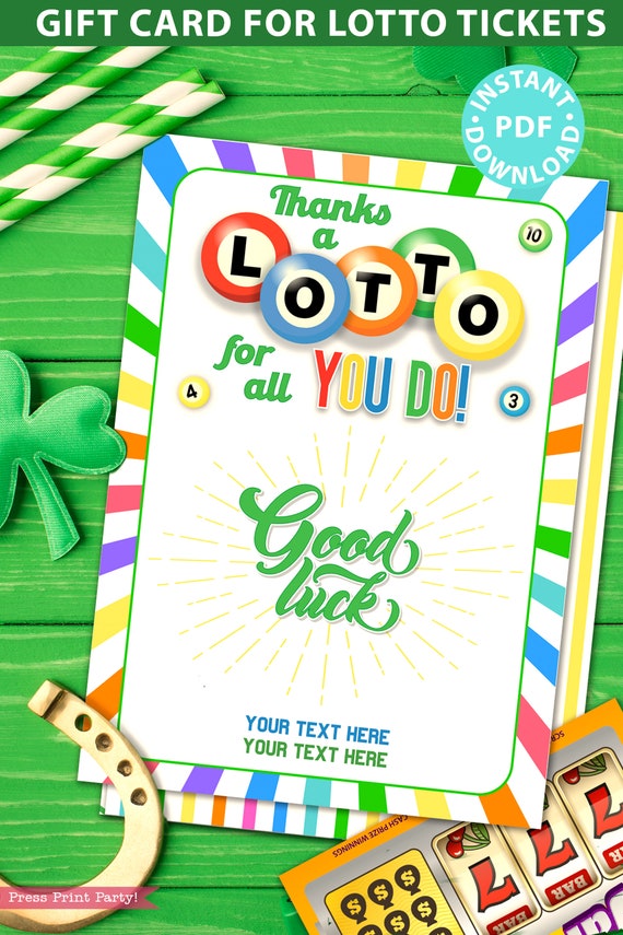 printable lotto tickets