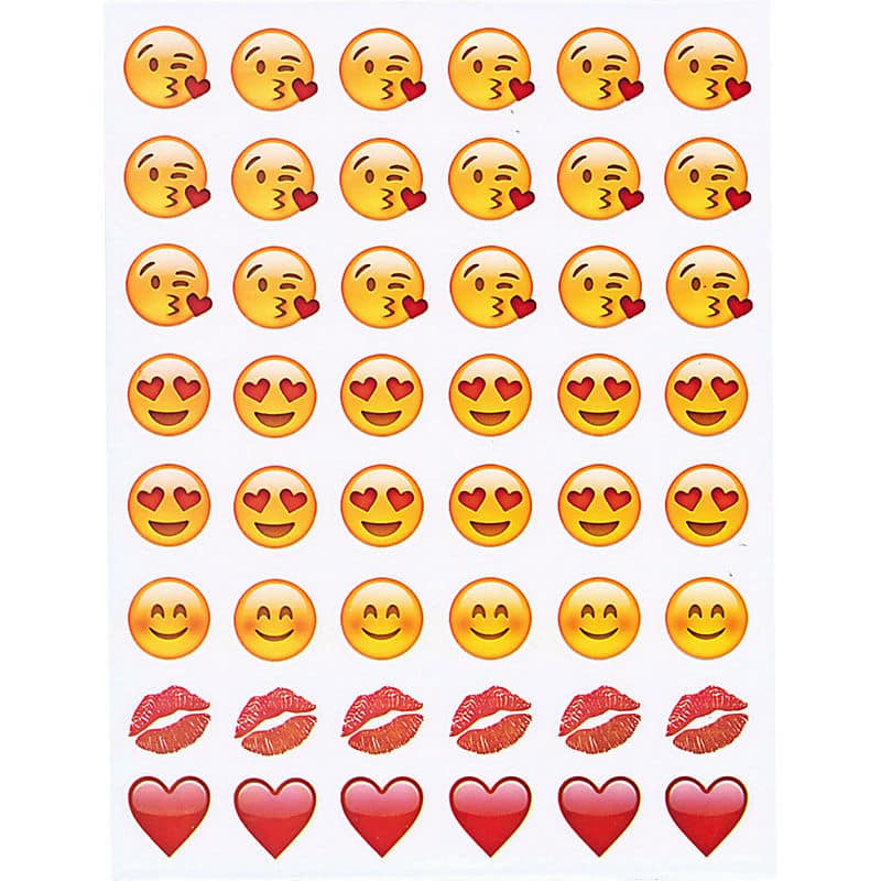 Emoji Collection High Quality Love Heart Stock Vector (Royalty ...