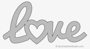 Love Pattern Template Stencil Printable Clip Art Design - Stencil ...