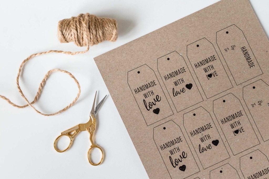 Baked &  Made With Love Printable Gift Tags - I Scream for Buttercream