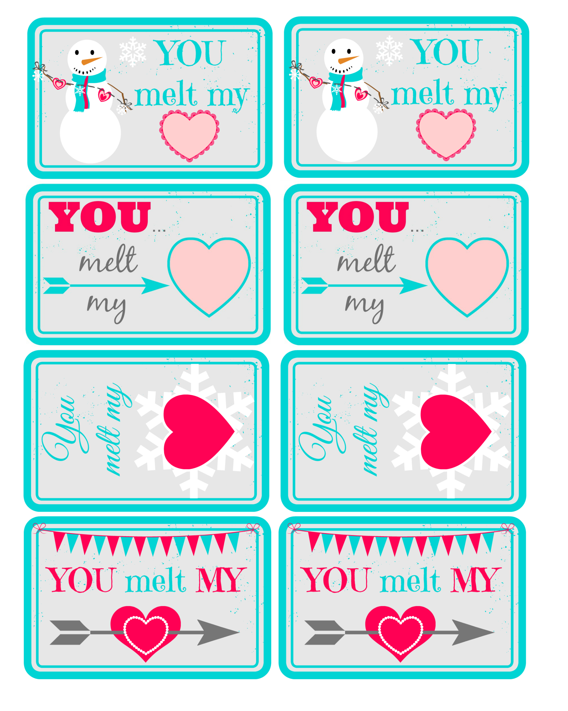 Handmade With Love Tags (PDF Printable) - Start Crochet