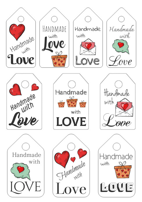 Free printable love tags Download Free printable love tags png images