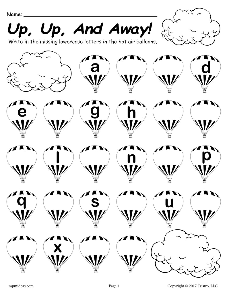 printable lowercase alphabet worksheets