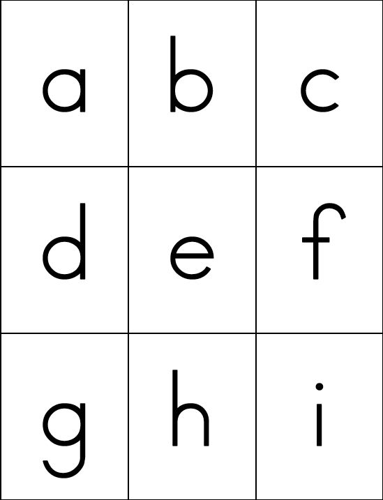 Lower Case Alphabet Flash Cards - 10 Free PDF Printables | Printablee