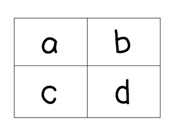 Lower case letters flashcards | TPT