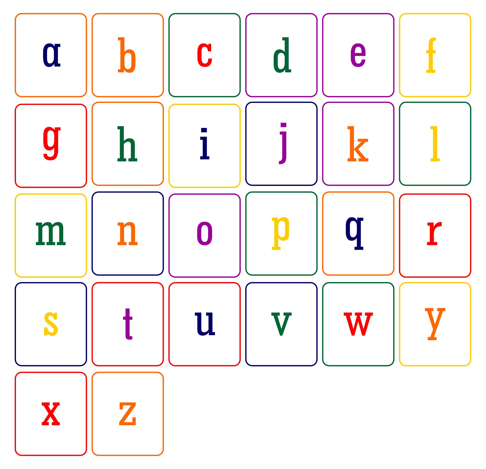 lower-case-alphabet-flash-cards-10-free-pdf-printables-printablee-worksheets-library for Free Printable Lowercase Letters Pdf Lower Case Alphabet Flash Cards - 10 Free PDF Printables | Printablee - Worksheets Library for Free Printable Lowercase Letters Pdf