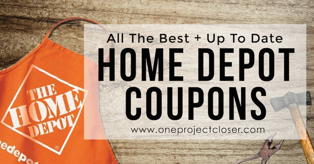 Home Depot Coupons, Coupon Codes, 10% Off Sales - FALL/WINTER 2020 ...