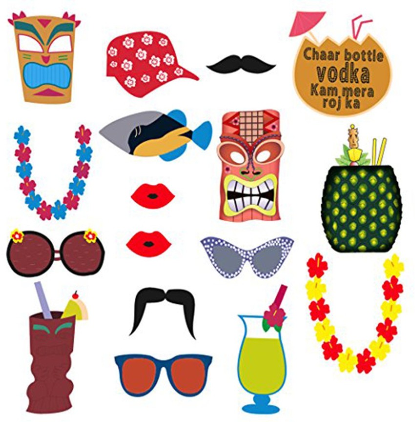 Party Propz PHOTOBOOTH PROPS SET OF 16 PIECES/HAWAIIAN BIRTHDAY ... - Worksheets Library party-propz-photobooth-props-set-of-16-pieces-hawaiian-birthday-worksheets-library