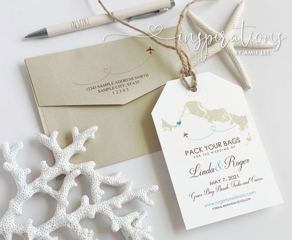 printable luggage tag save the date