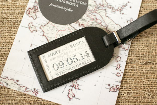 printable luggage tag save the date