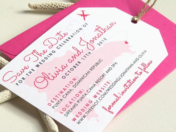 printable luggage tag save the date
