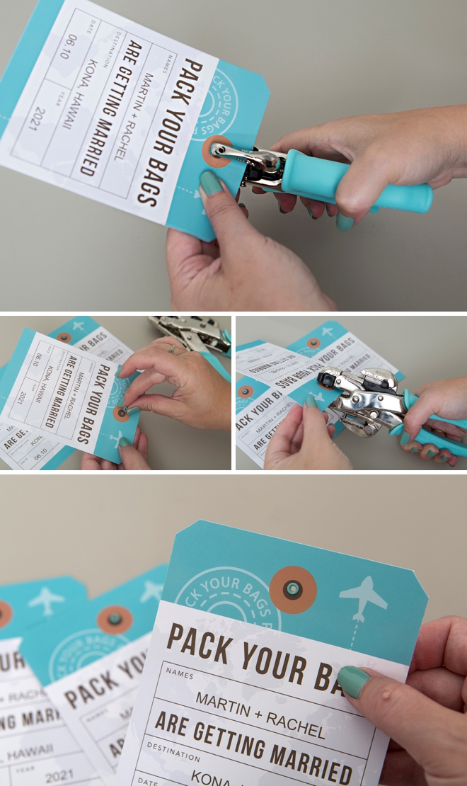 printable luggage tag save the date