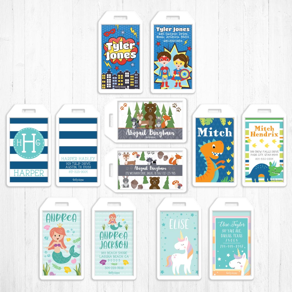 printable luggage tag templates