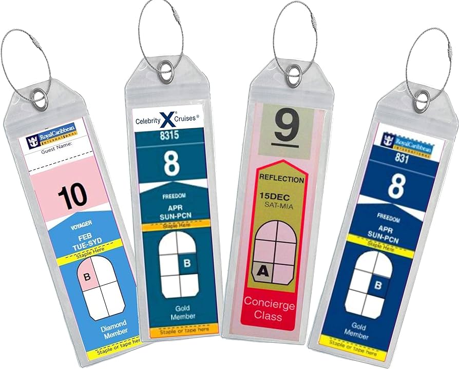 printable luggage tags royal caribbean