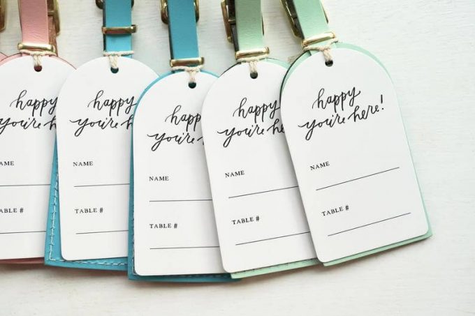 Adventurous Love Luggage Tag - Forever Wedding Favors