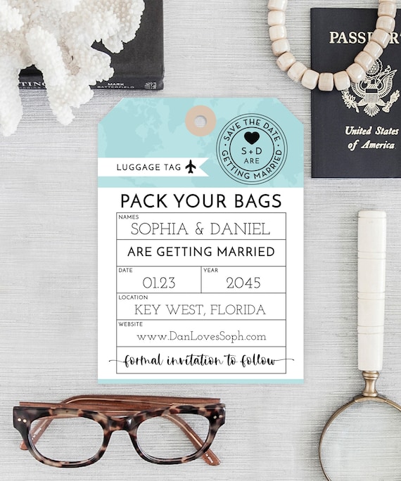 printable luggage tags wedding