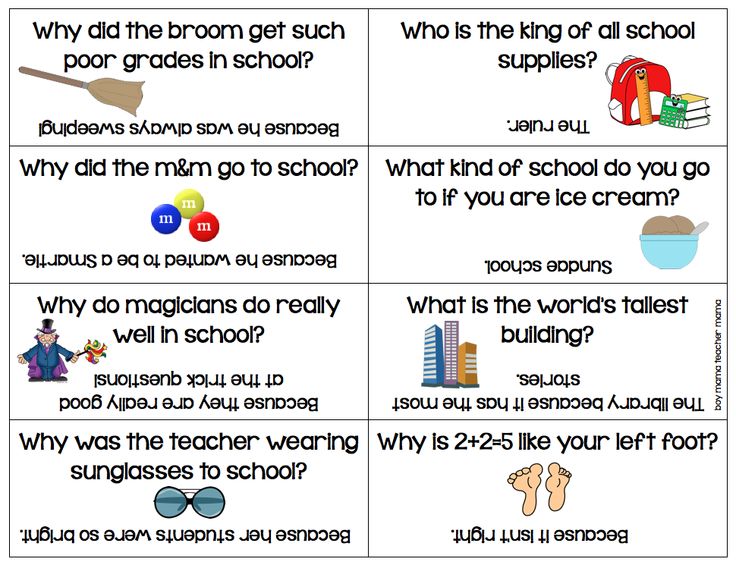 Boy Mama: Back to School Lunch Box Riddles Printable - Boy Mama ...